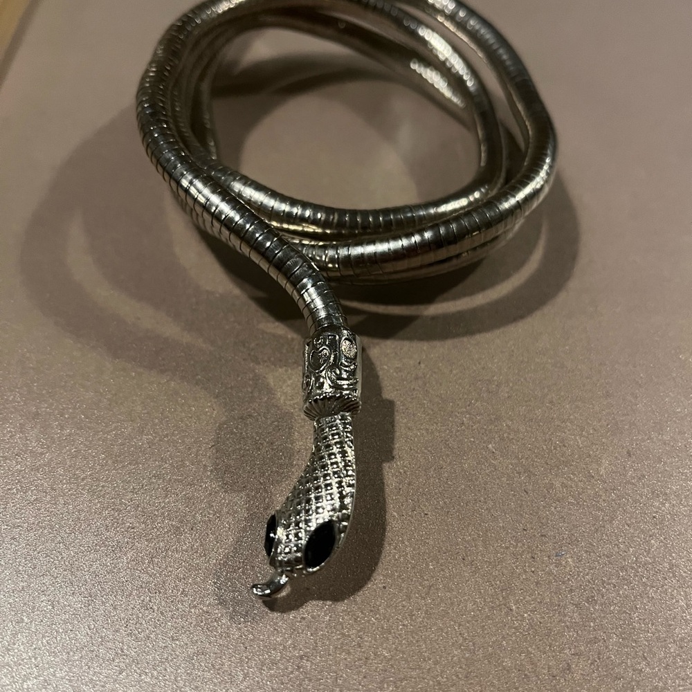Sixexey Silver Bendable Snake Reptile Accessory